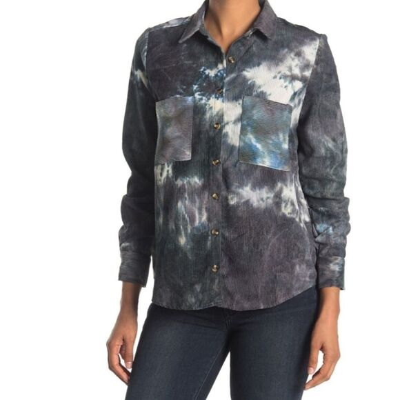 HYFVE Corduroy Button-Down Shirt - Picture 1 of 4